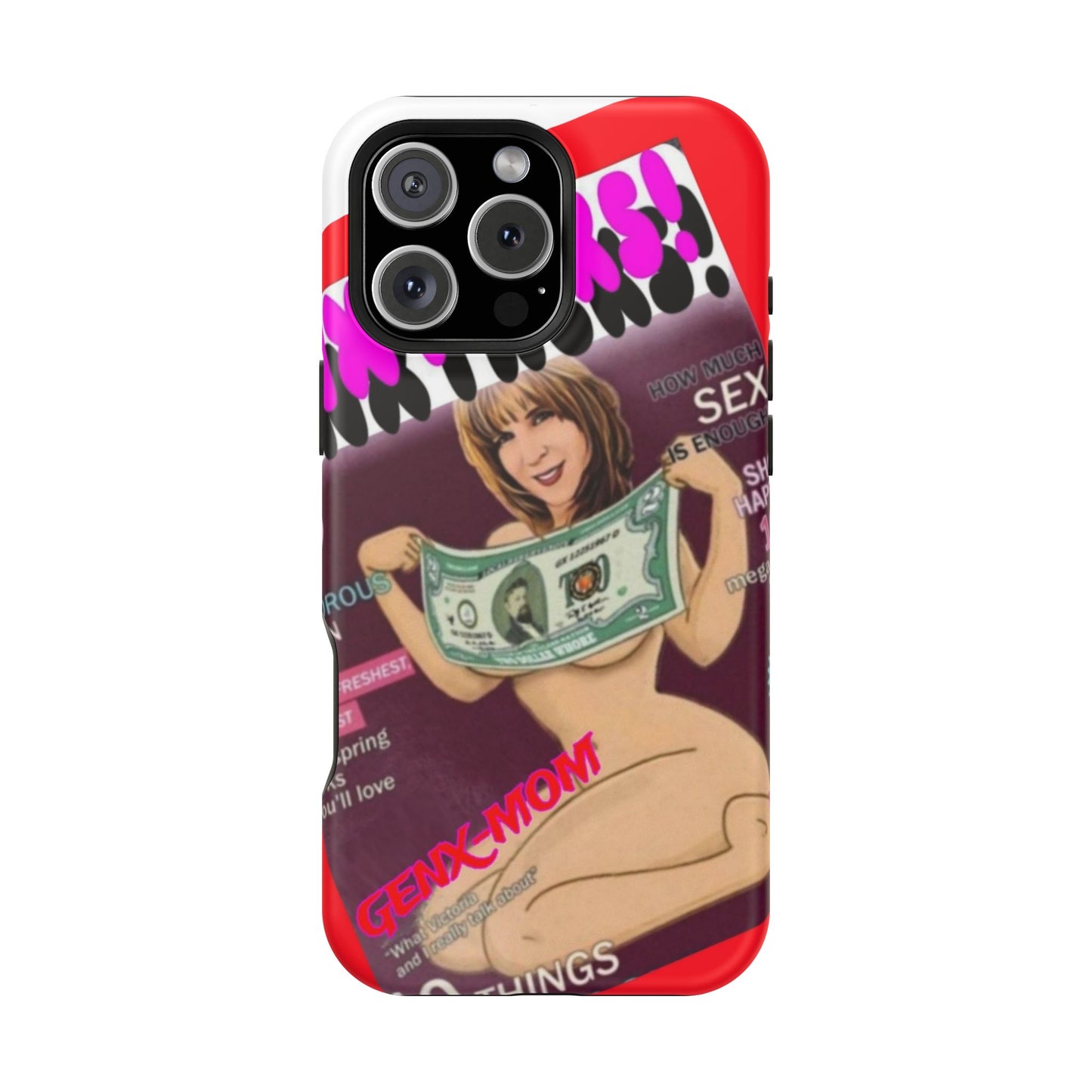 Gen X Mom-Impact-Resistant Phone Case - Retro Humor & Nostalgia