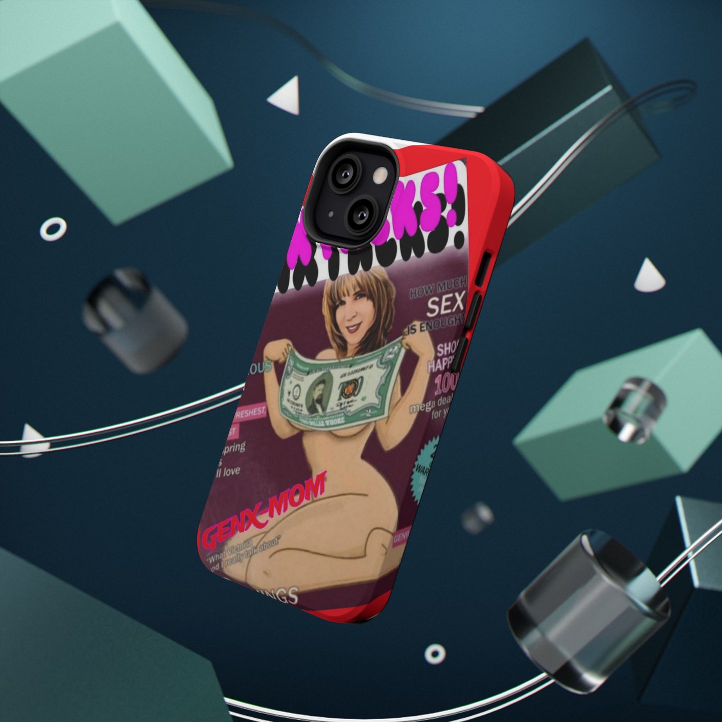 Gen X Mom-Impact-Resistant Phone Case - Retro Humor & Nostalgia