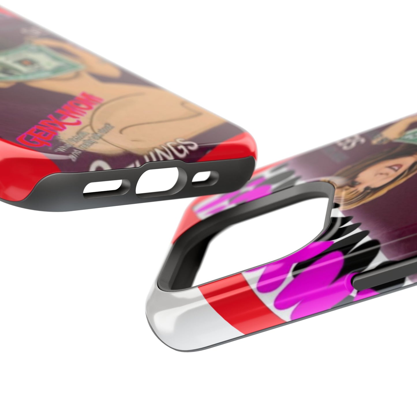 Gen X Mom-Impact-Resistant Phone Case - Retro Humor & Nostalgia