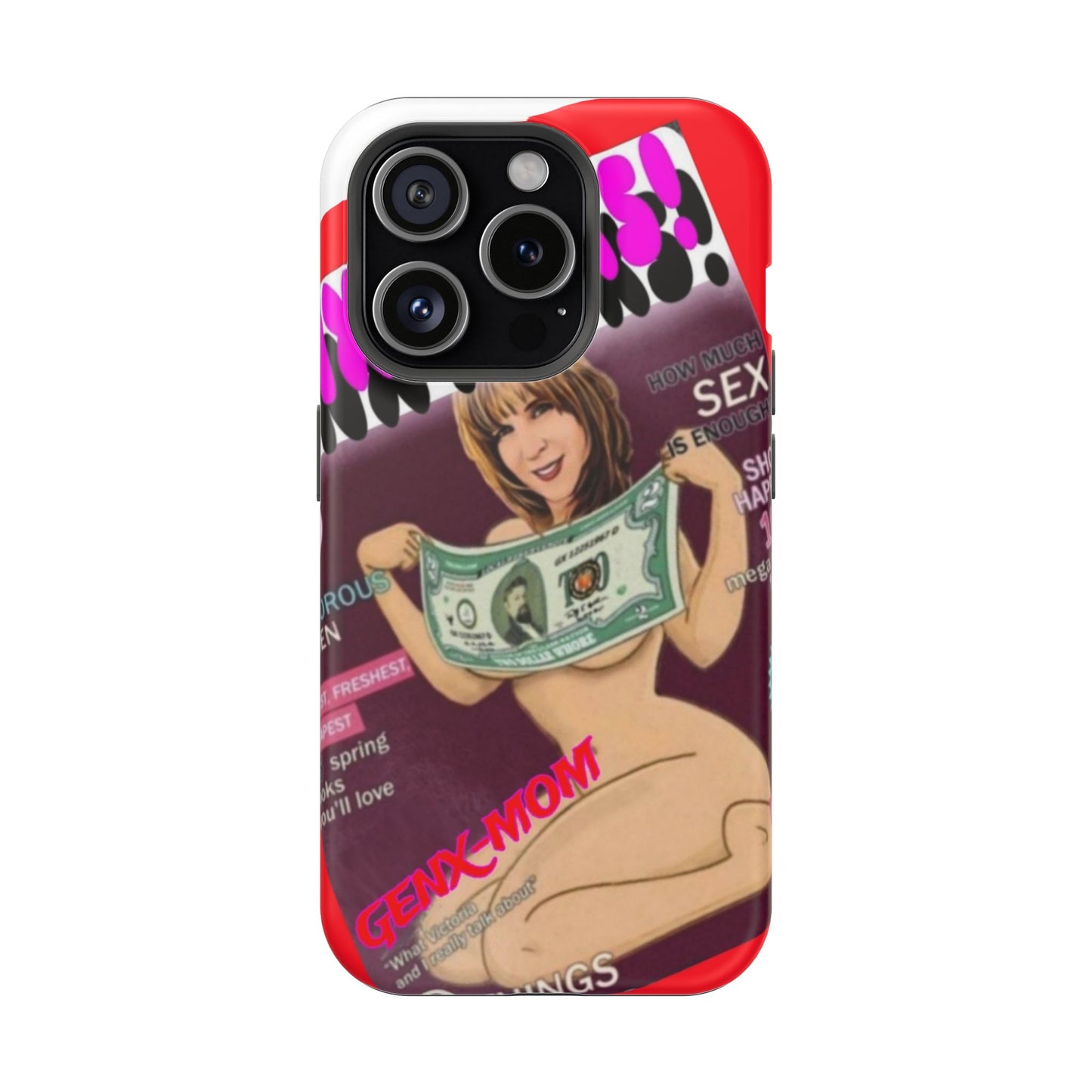 Gen X Mom-Impact-Resistant Phone Case - Retro Humor & Nostalgia