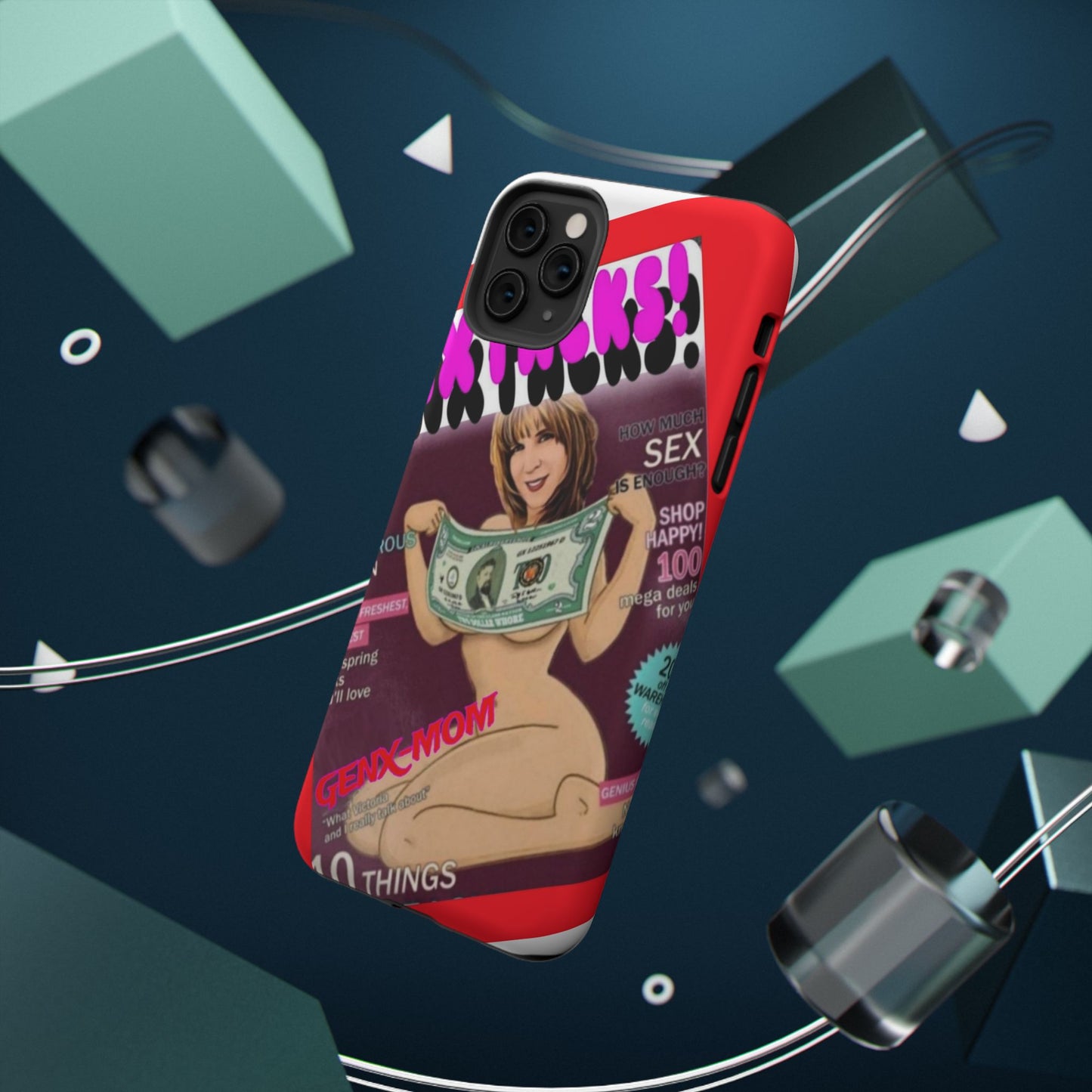 Gen X Mom-Impact-Resistant Phone Case - Retro Humor & Nostalgia