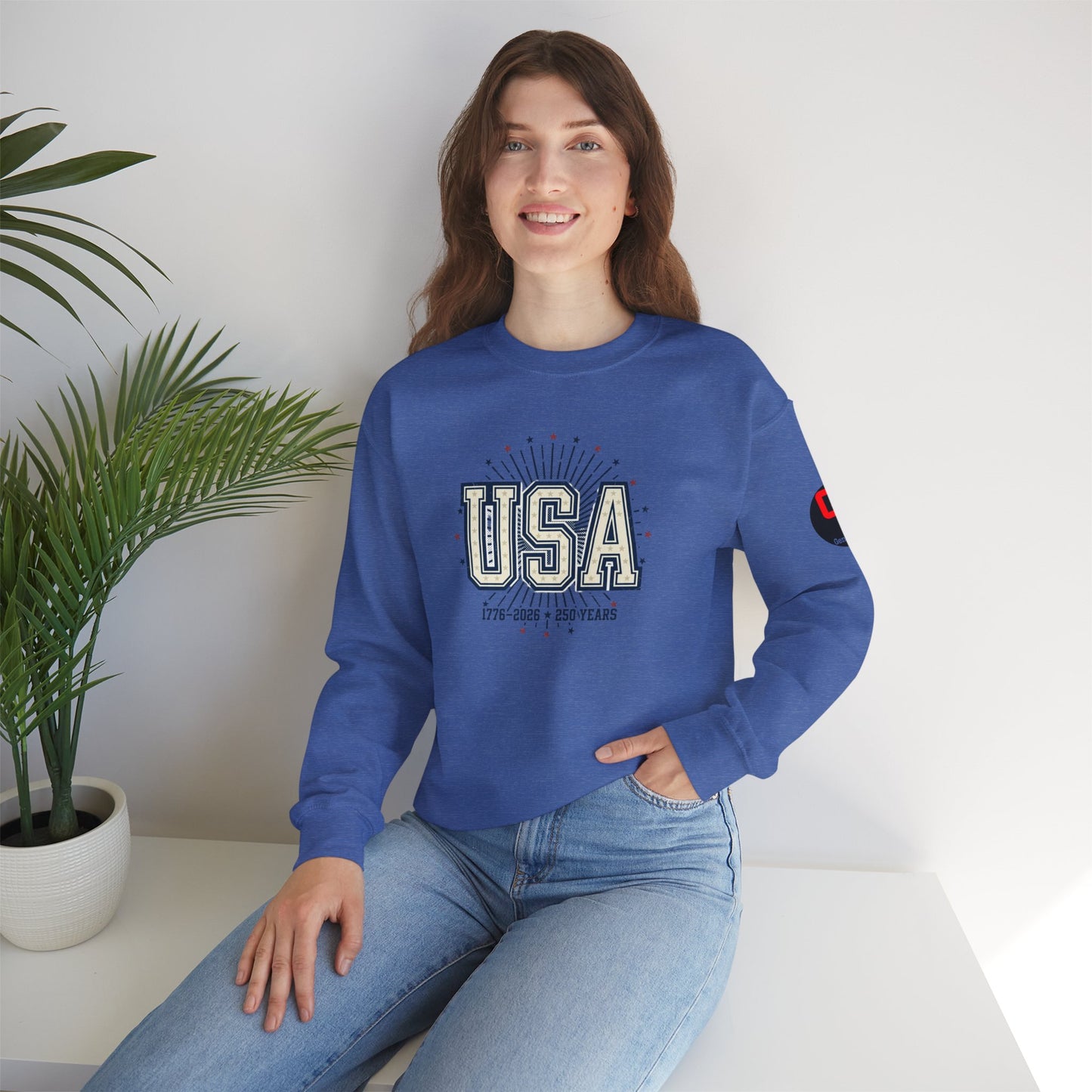 USA Vintage Americana Crewneck Sweatshirt