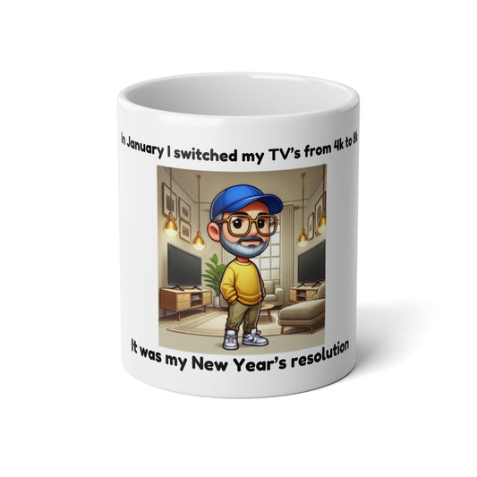 Dad Jokes - "I switched my TV's from 4k to 8k. It was my New Year's Resolution"- GXT