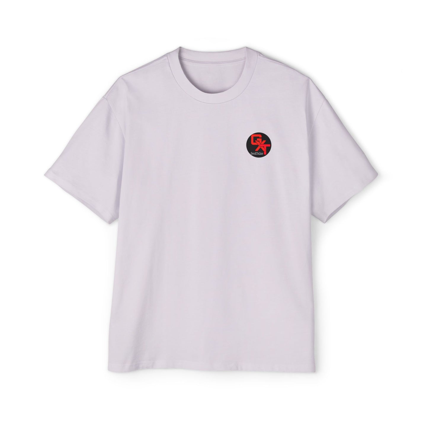 Men's Heavy Oversized Tee - Generation X Graphic T-Shirt with Fun Quote
