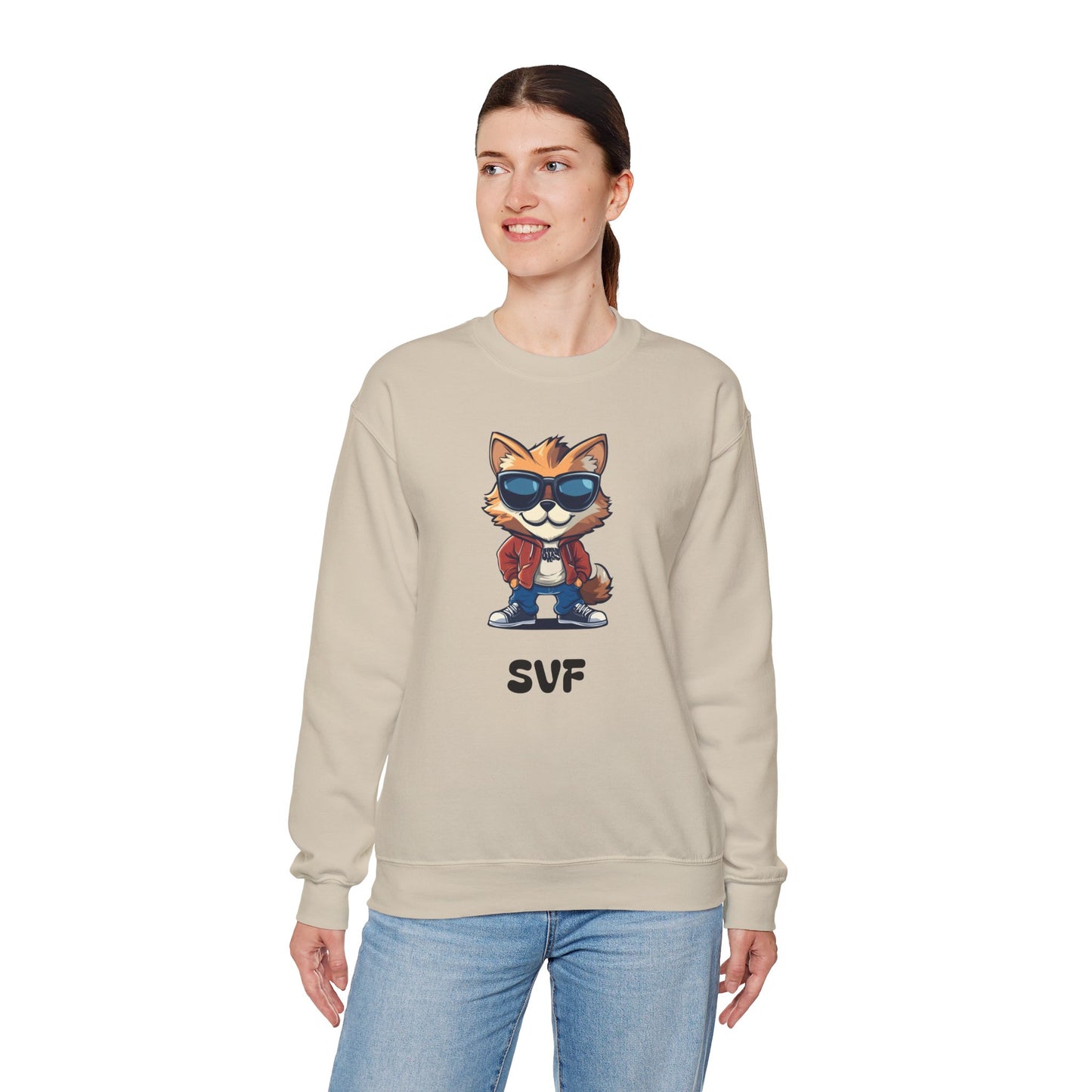 Sun Valley Fox Nation Crewneck Sweatshirt | Unisex Sweatshirt for Casual Wear