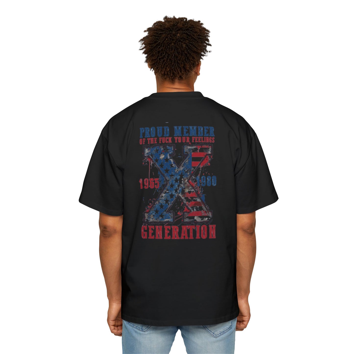 Proud Member Oversized Tee - Generation X Graphic T-Shirt