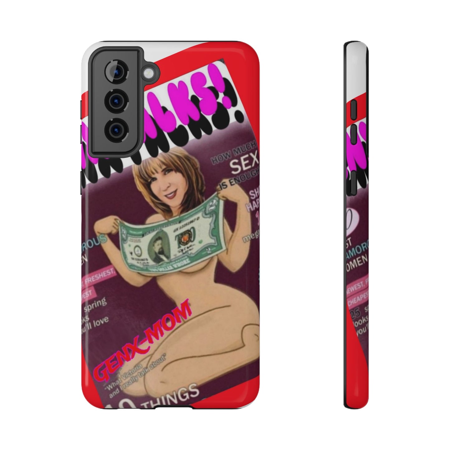 Gen X Mom-Impact-Resistant Phone Case - Retro Humor & Nostalgia