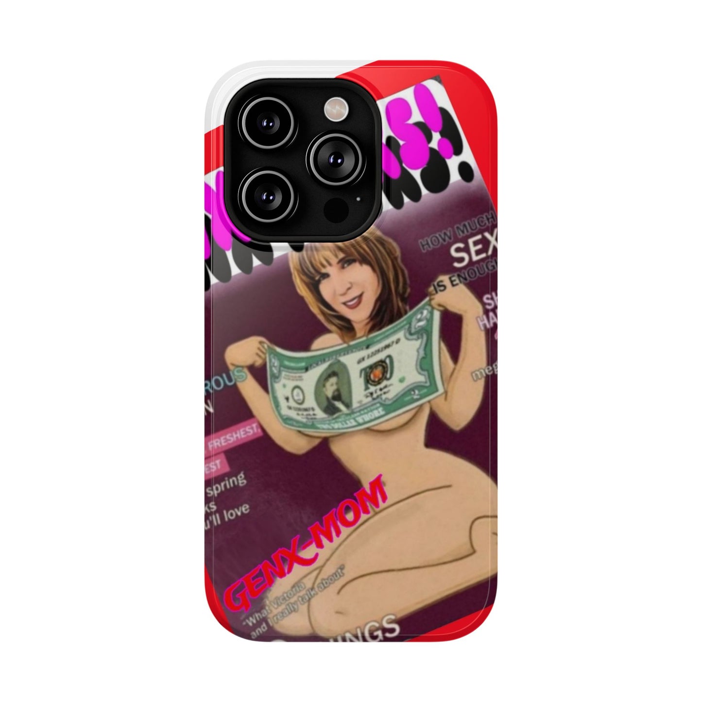 Gen X Mom-Impact-Resistant Phone Case - Retro Humor & Nostalgia