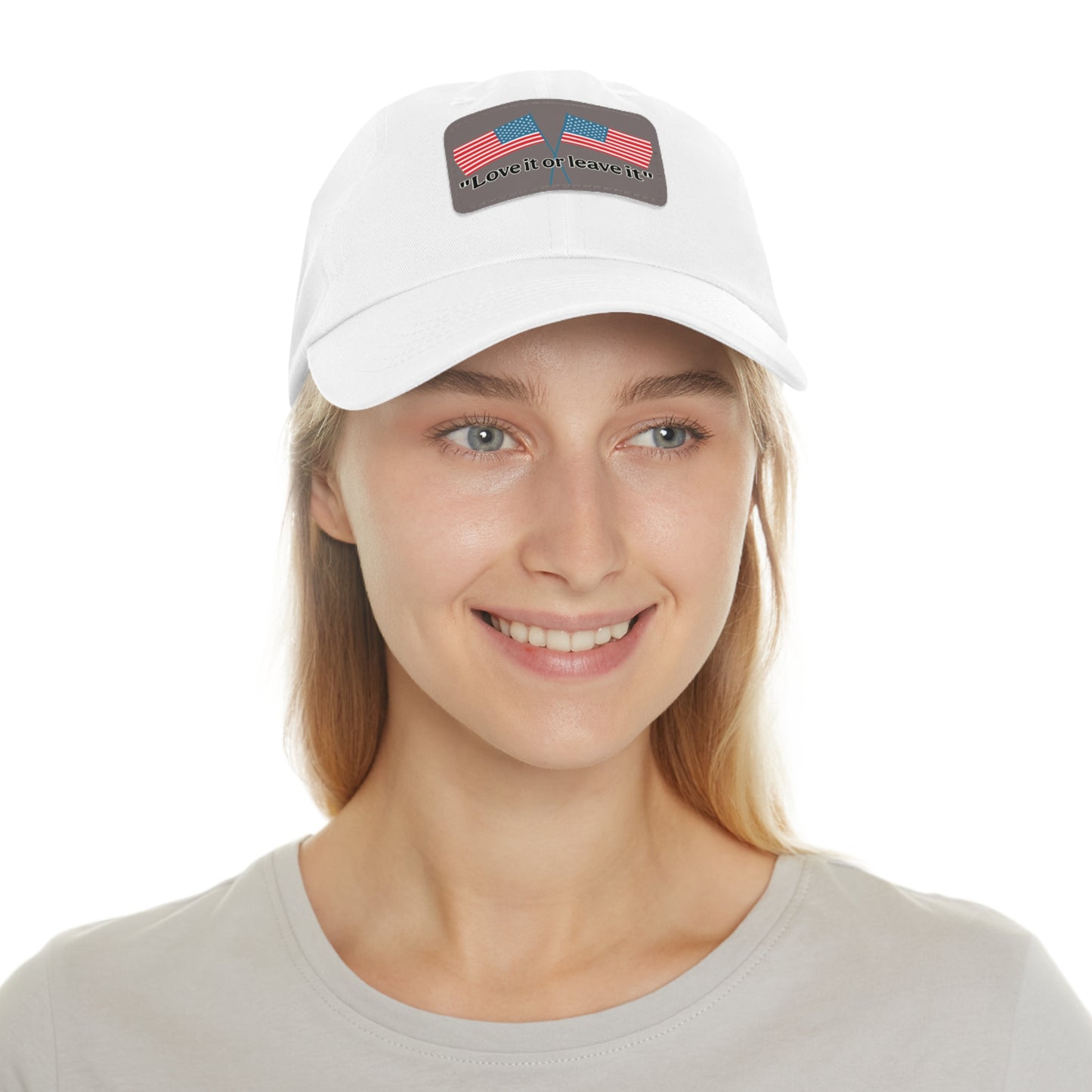 "Love it or leave it" Cap with patch