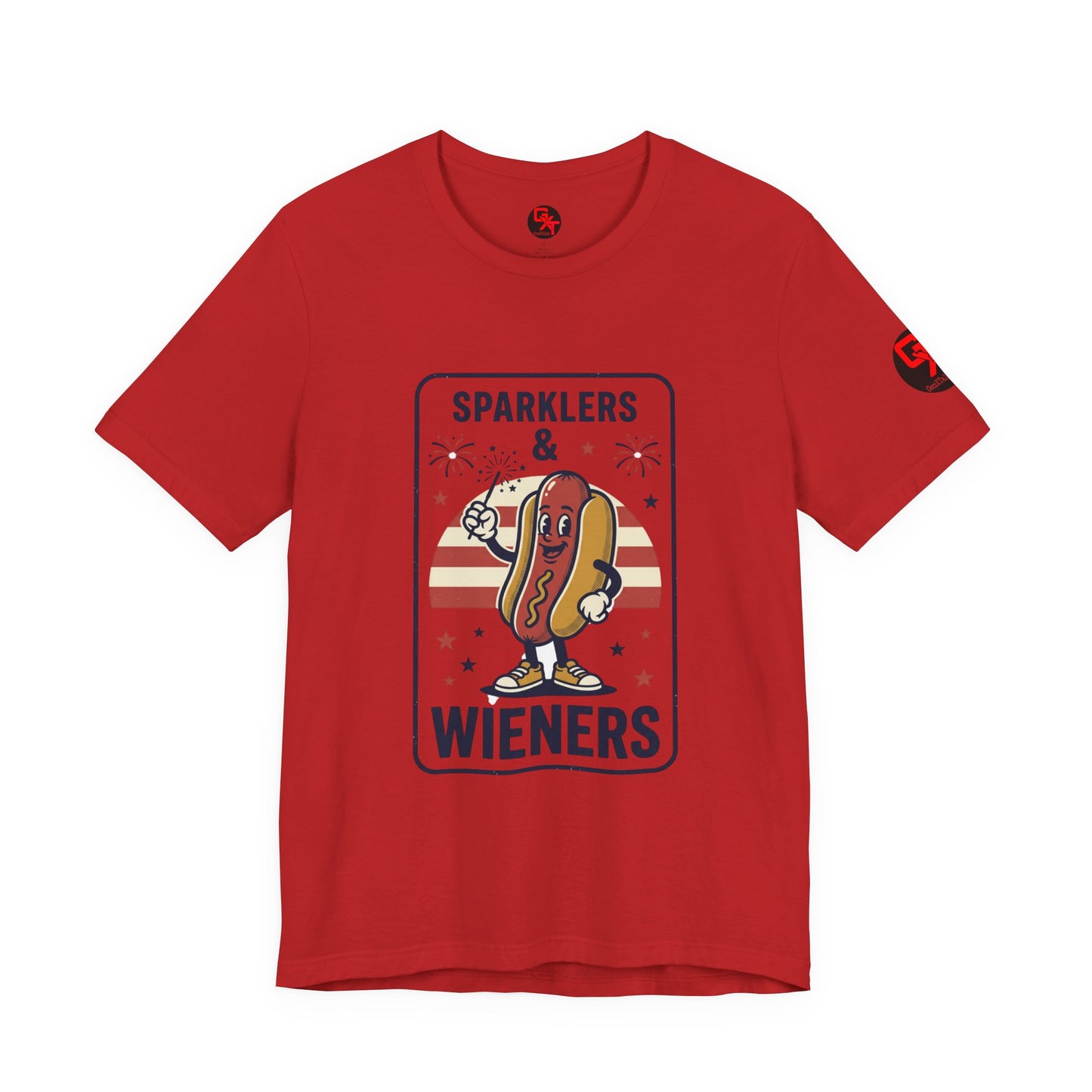 Sparklers & Wieners Hot Dog Tee