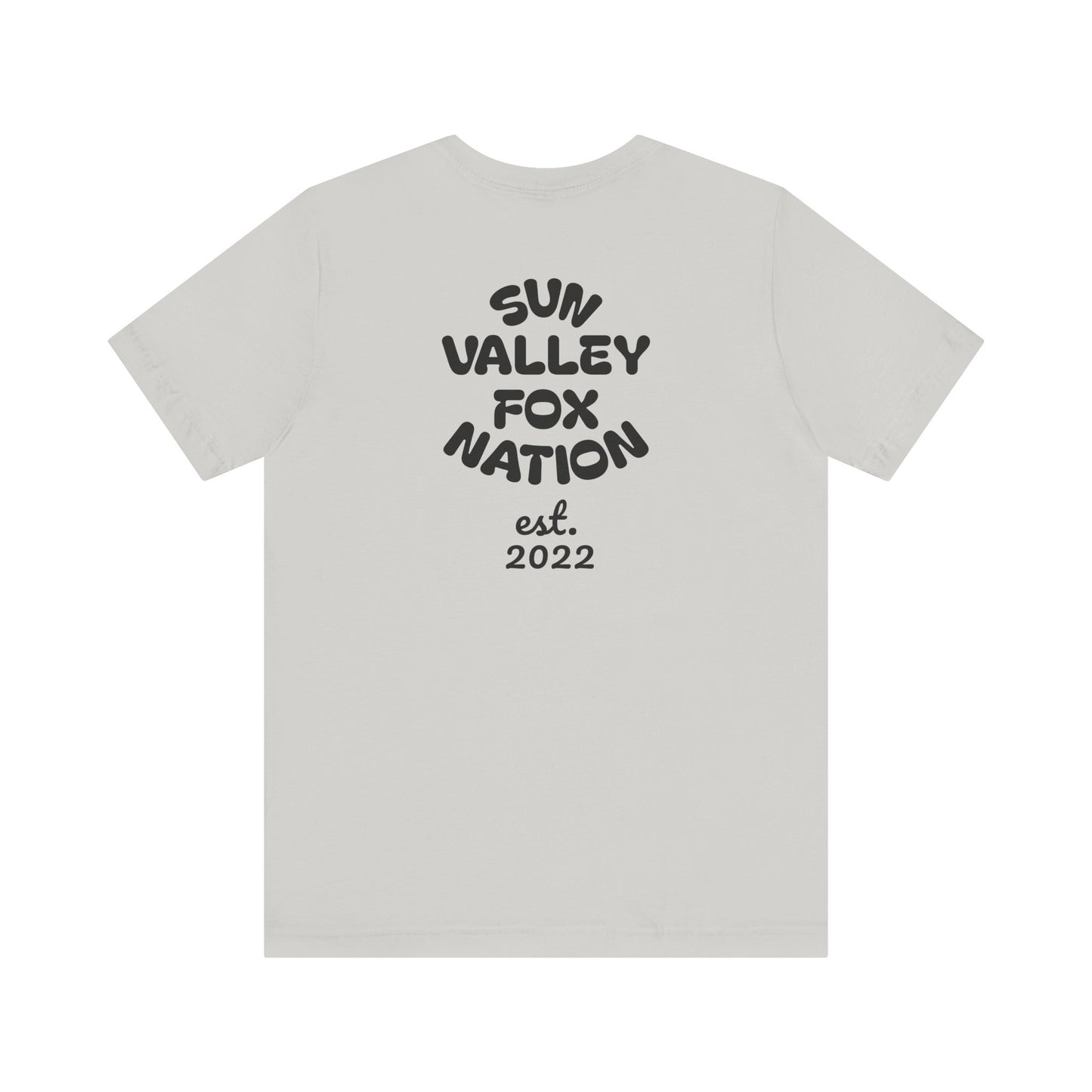Cool Graphic Tee: Sun Valley Fox Nation, Fun Casual Wear,  Unique T-Shirt