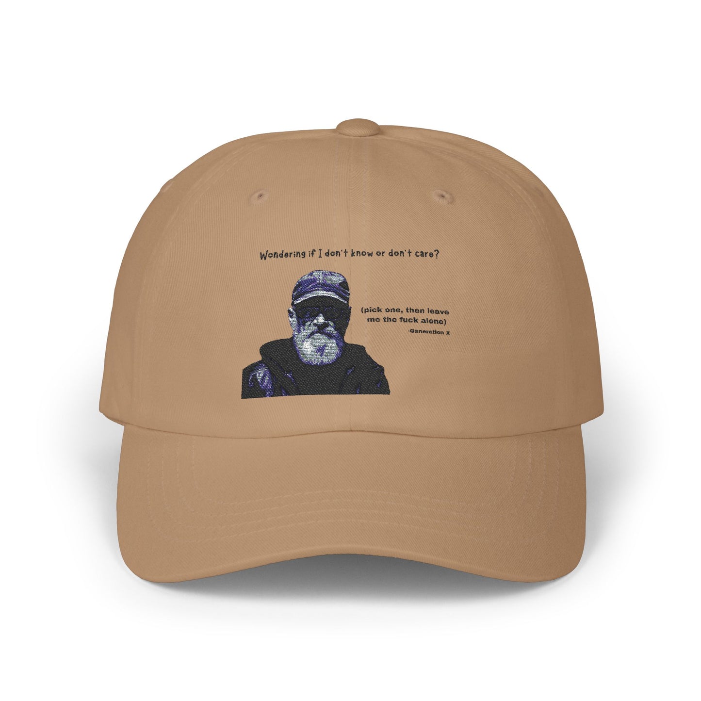Don't know! Don't care! - Fitted cap