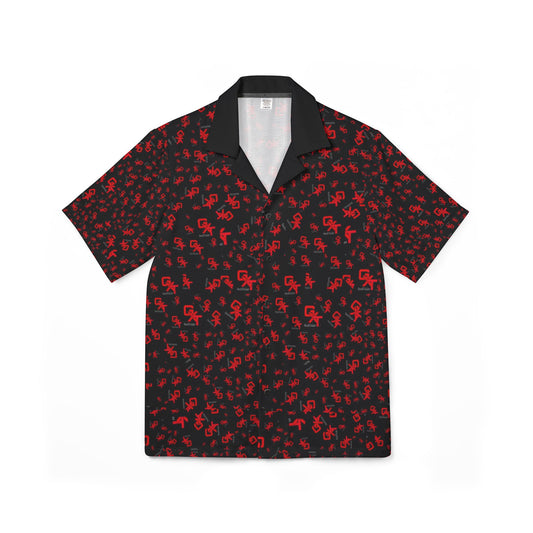 GXT Crazy - Bold Red Men's Hawaiian Design