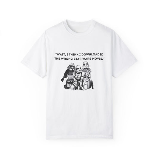 Wrong Star Wars Movie - Unisex Garment-Dyed Tee