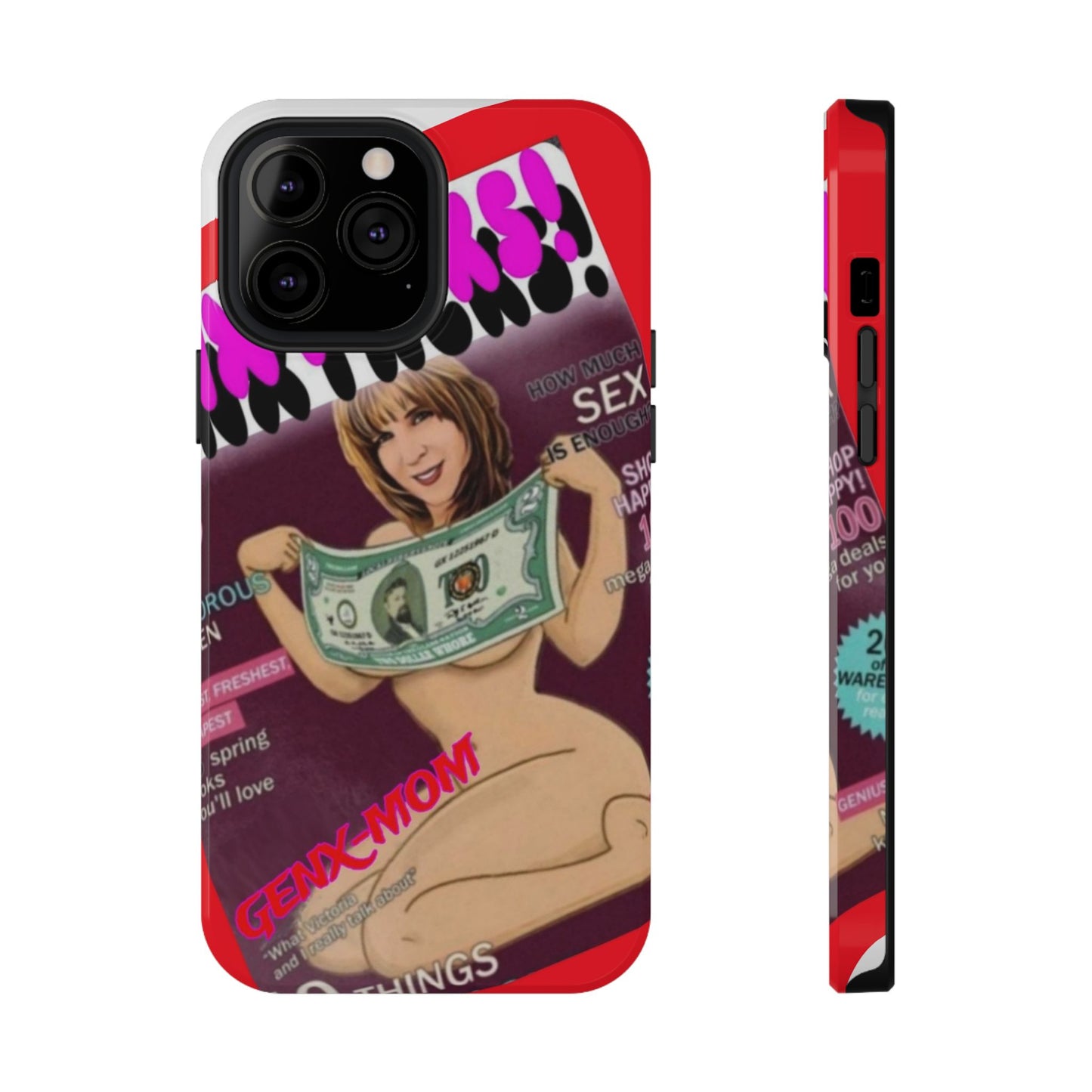 Gen X Mom-Impact-Resistant Phone Case - Retro Humor & Nostalgia