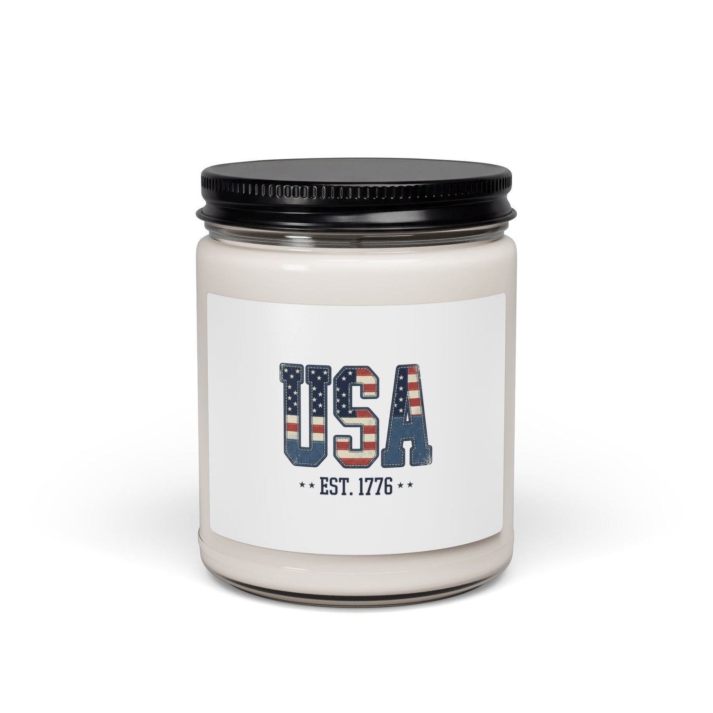 USA Est. 1776 Candle | 4th of July Vintage Americana Scented Soy