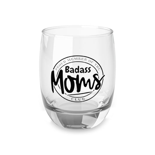Badass Moms Club-Whiskey Glass