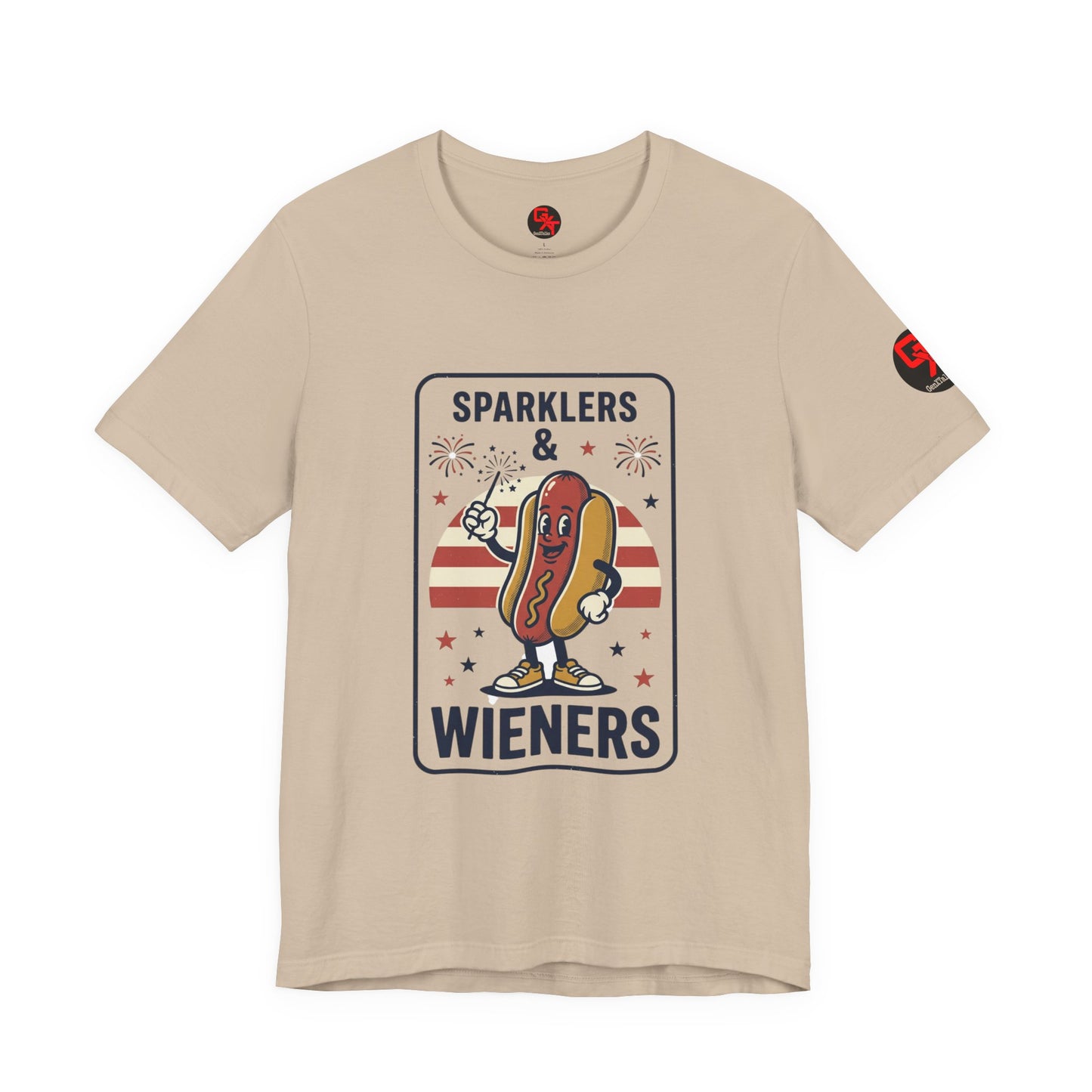 Sparklers & Wieners Hot Dog Tee