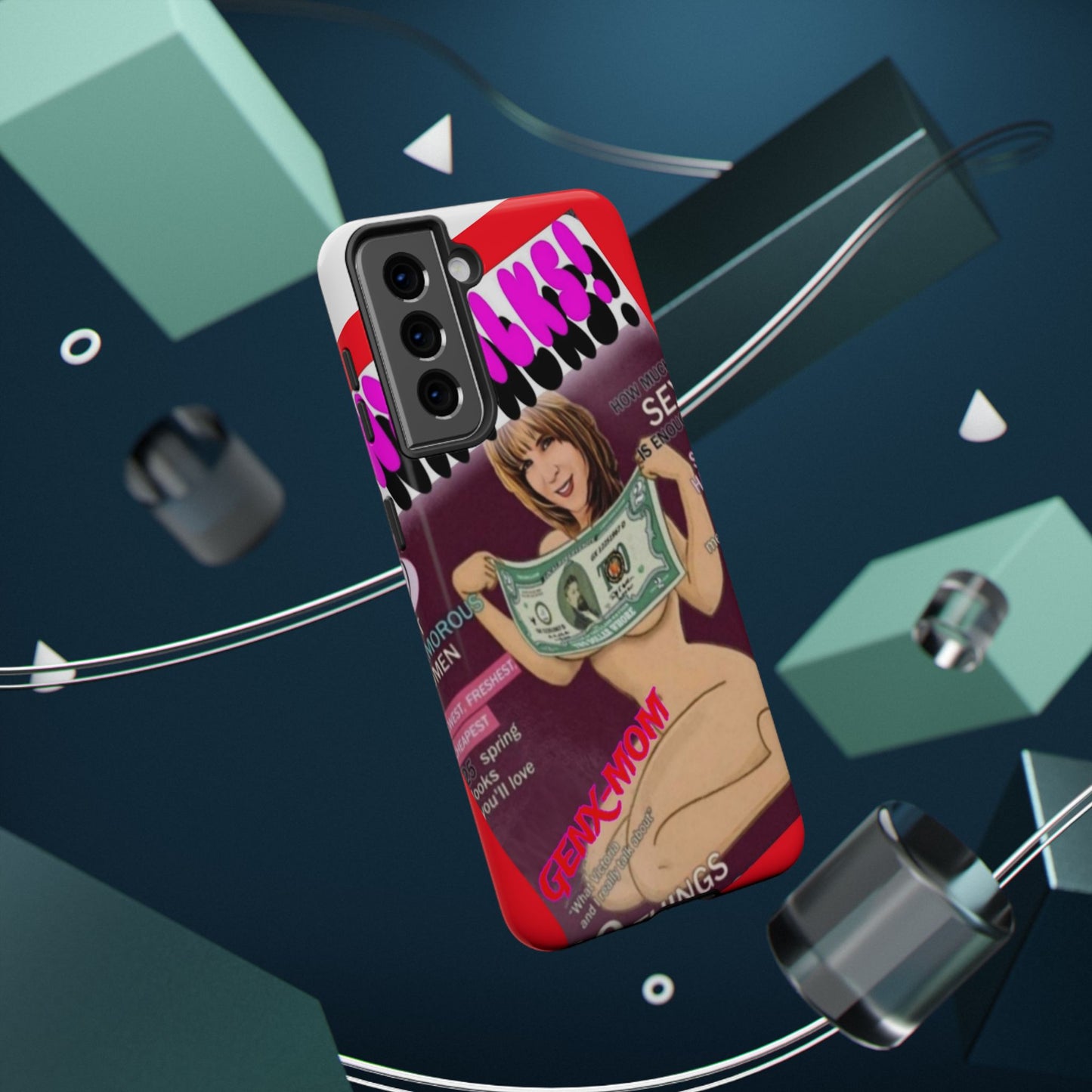 Gen X Mom-Impact-Resistant Phone Case - Retro Humor & Nostalgia
