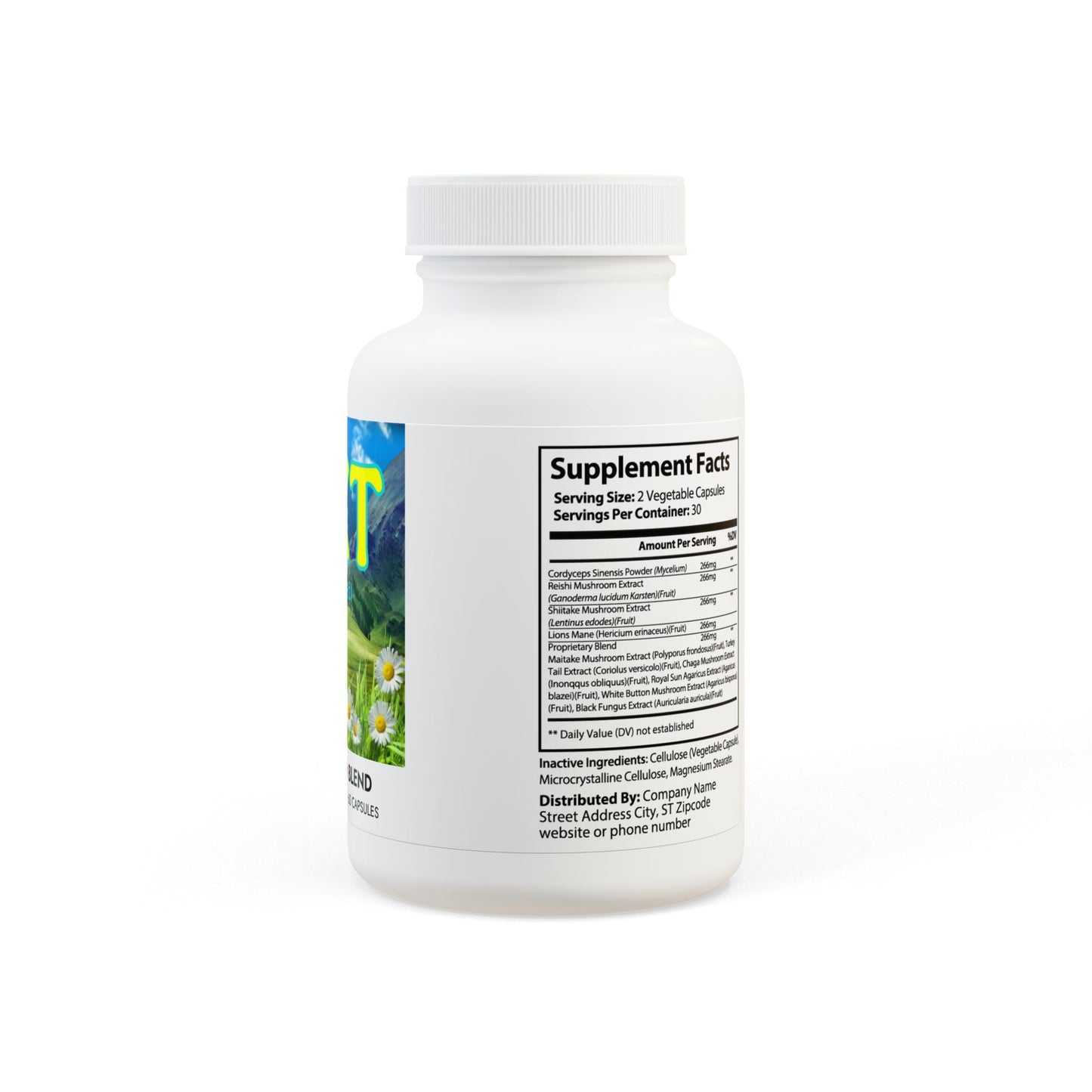 Mushroom Blend Supplement (60 Capsules)