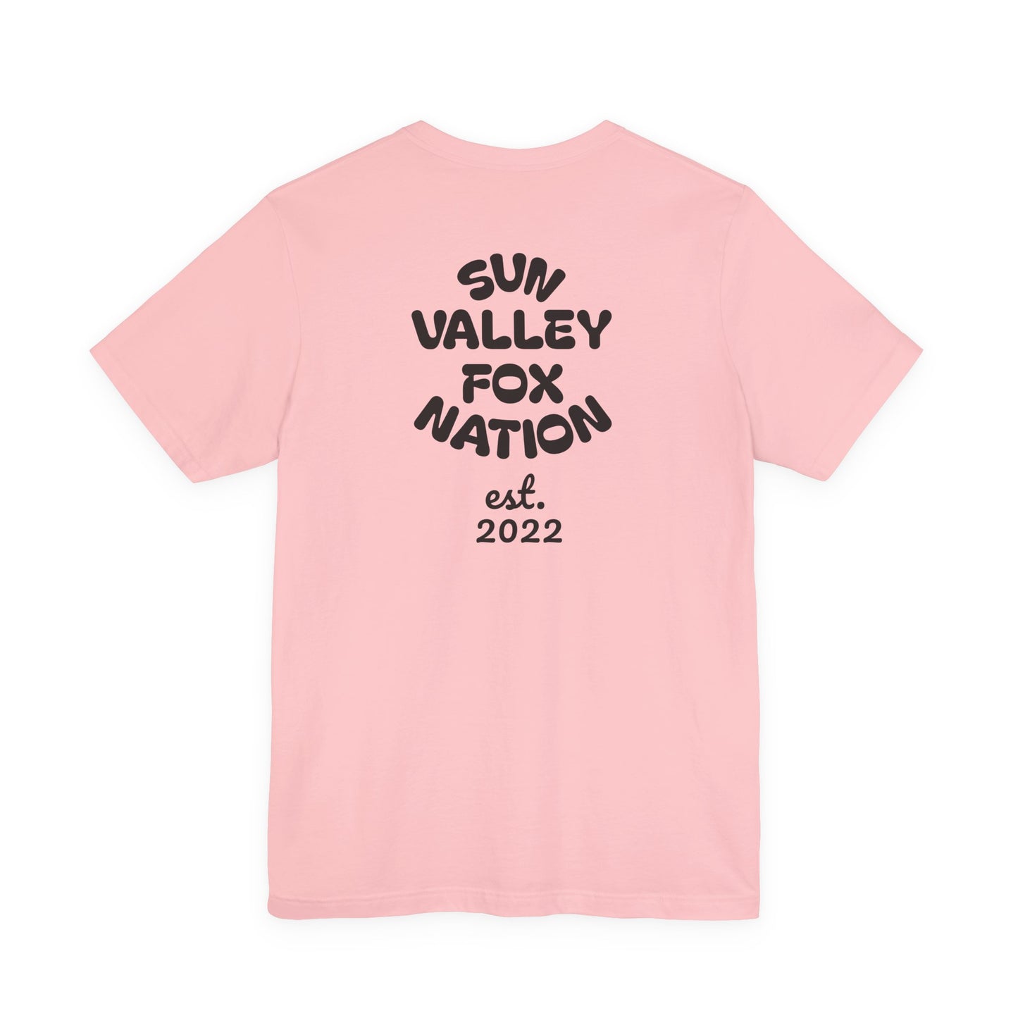 Cool Graphic Tee: Sun Valley Fox Nation, Fun Casual Wear,  Unique T-Shirt