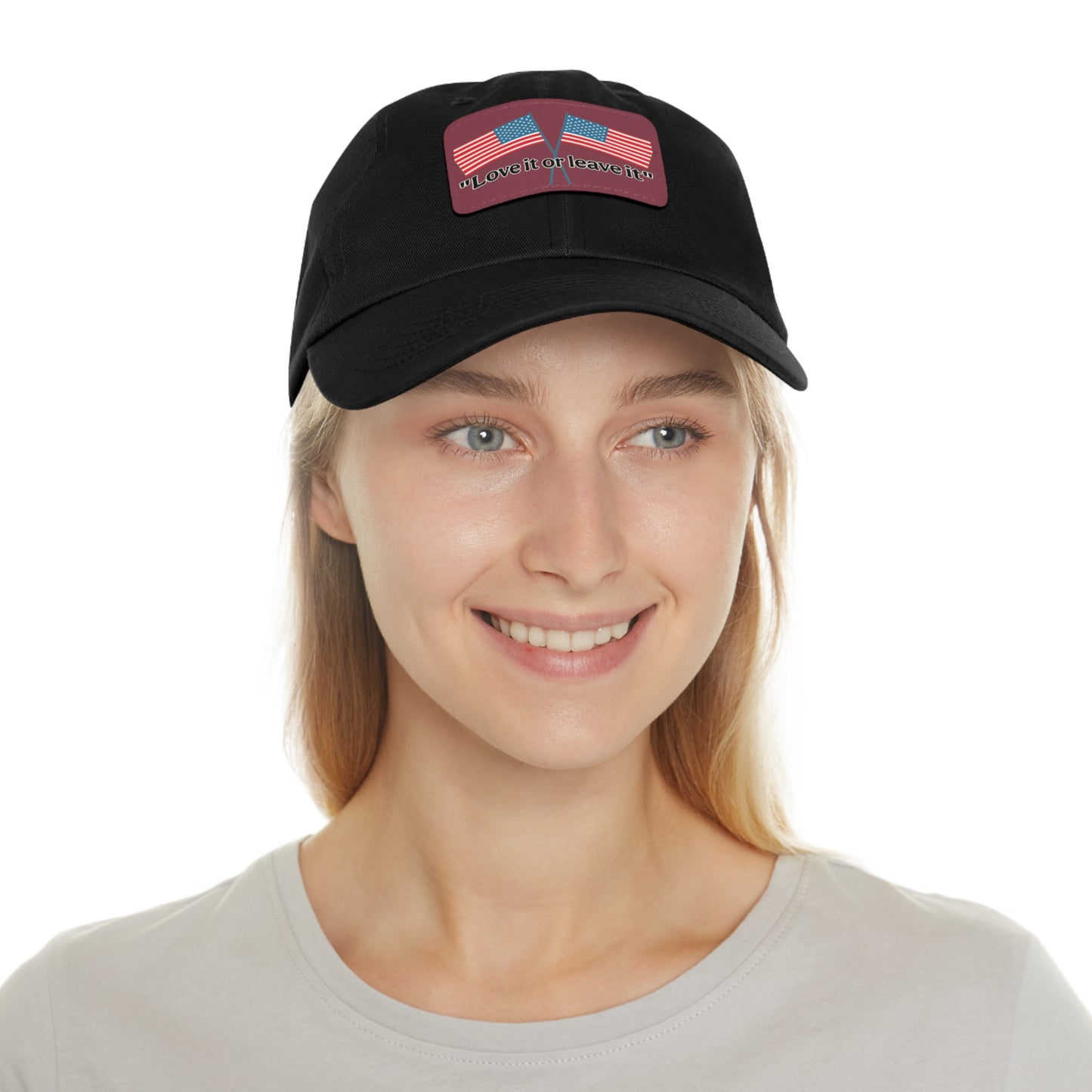 "Love it or leave it" Cap with patch