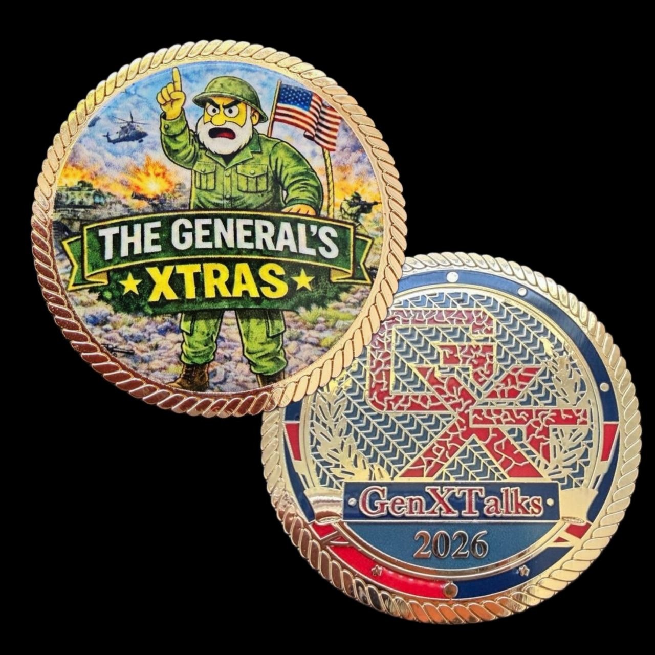 General's Xtras Challenge Coin