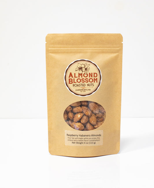 Raspberry Habanero Almonds